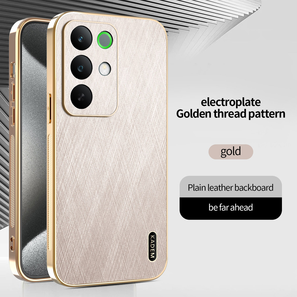 ปลอกสําหรับRealme C85 Pro RealmeC85 C85Pro 4G 5Gผ้าไหมรูปแบบหรูหราElectroplatedทองเคสโทรศัพท์กันกระแทกป้องกันกลับปกแข็ง