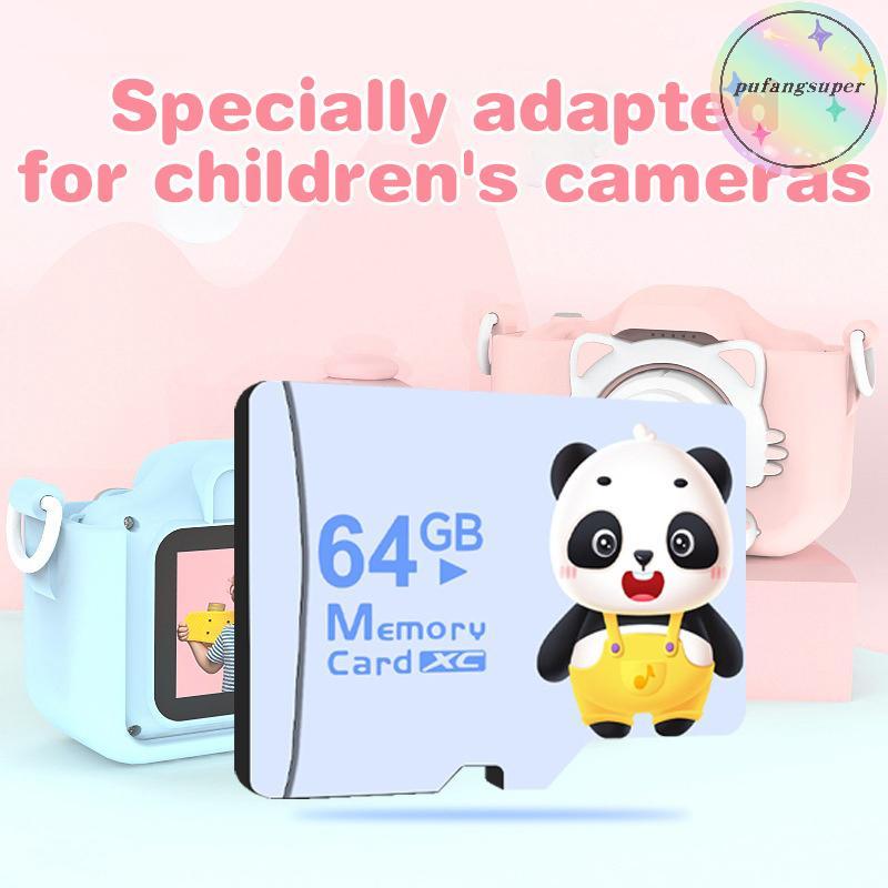 Pufangsuper การ์ดหน่วยความจํากล้องดิจิตอลสําหรับเด็ก 32g4g เสถียรและรองรับการ์ดหน่วยความจําความเร็วส