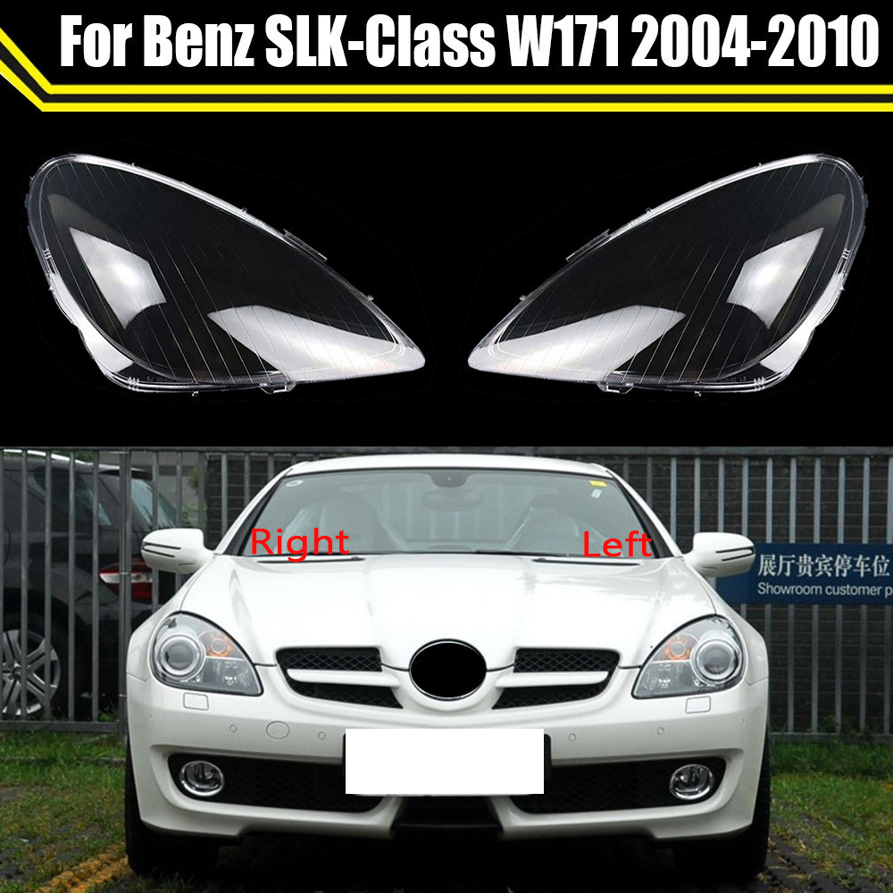 ไฟหน้ารถฝาครอบไฟหน้าโคมไฟ Lampcover หัวโคมไฟเลนส์สําหรับ Mercedes-Benz SLK-Class W171 SLK280 300 350