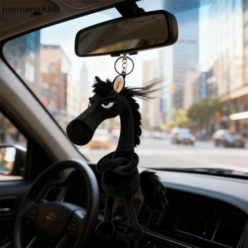 Junmeng888 2026 Year Of The Horse Mascot Cool ck พวงกุญแจตุ๊กตาม้า ตุ๊กตาน่ารัก Nice