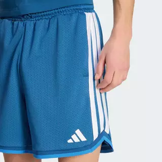 adidas ไลฟ์สไตล์ กางเกงขาสั้นผ้าตาข่าย STADIUM ผู้ชาย สีน้ำเงิน JZ6855