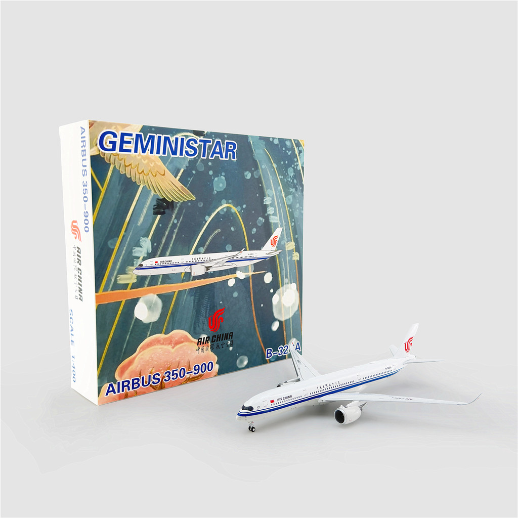 Geministar1/400 China International Airlines A350-900 เครื่องบินโดยสารรุ่น B-322Z/B-1081 โลหะผสม
