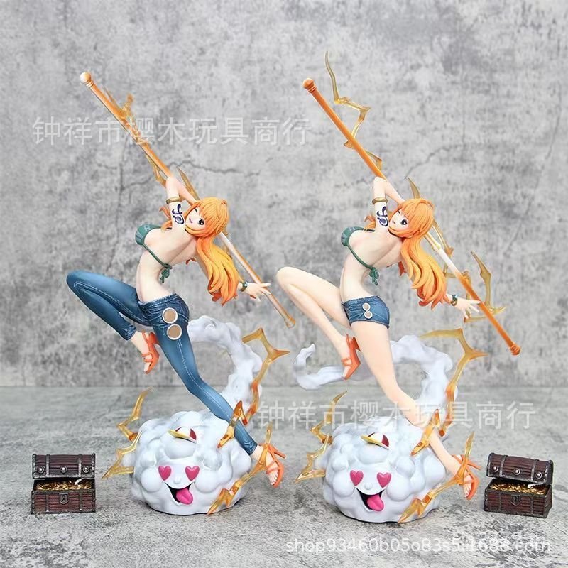 Resonance max Nami pop รุ่น gk หมวกฟางกลุ่ม IU เครื่องประดับ One Piece รูป Nami BI9M