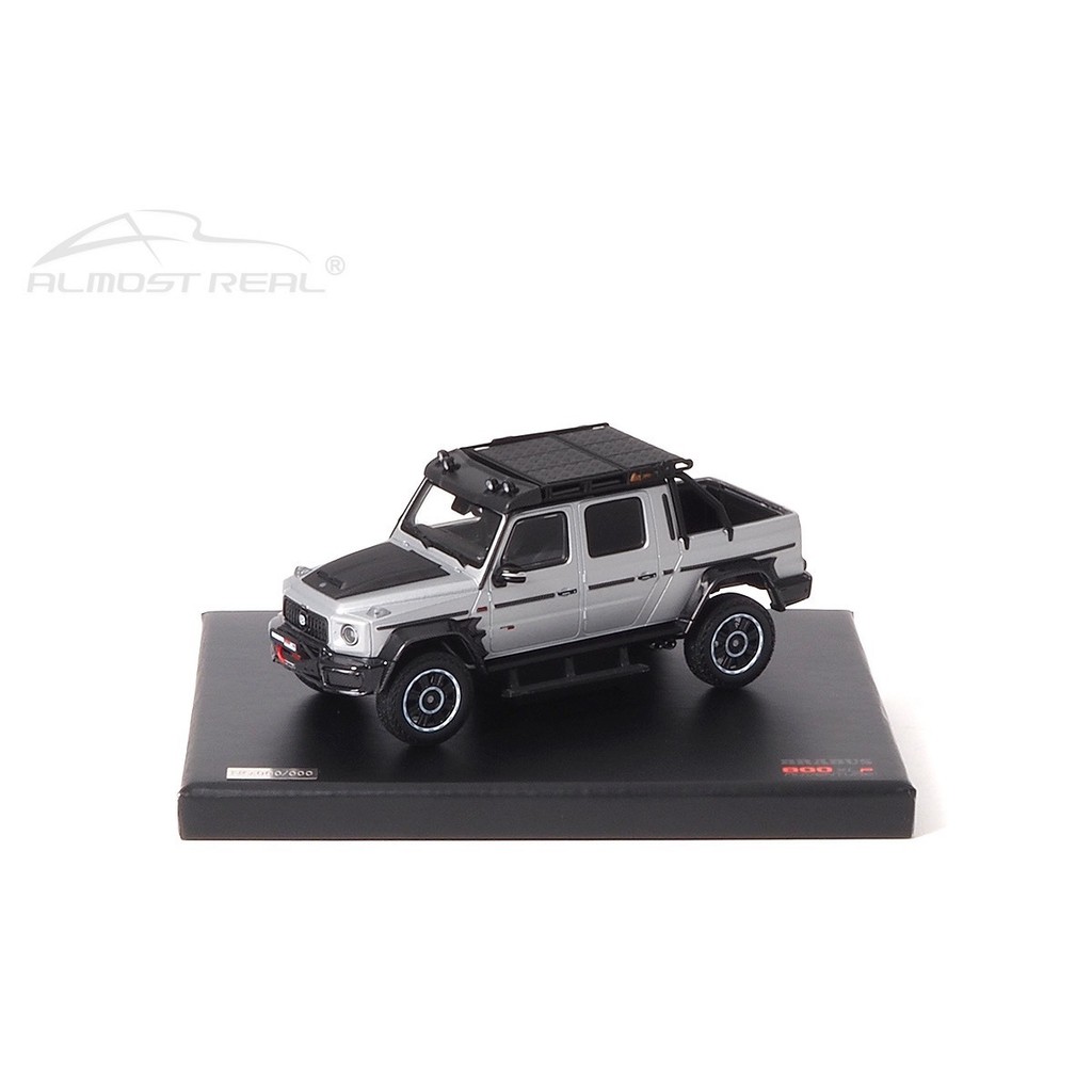 อาร์ 1/43 博速 800 片片 XLP 2020 款 亚银光 款号:460542 名:Brabus G 800 Adventure XLP - 2020 - เสื่อเงินจรวด