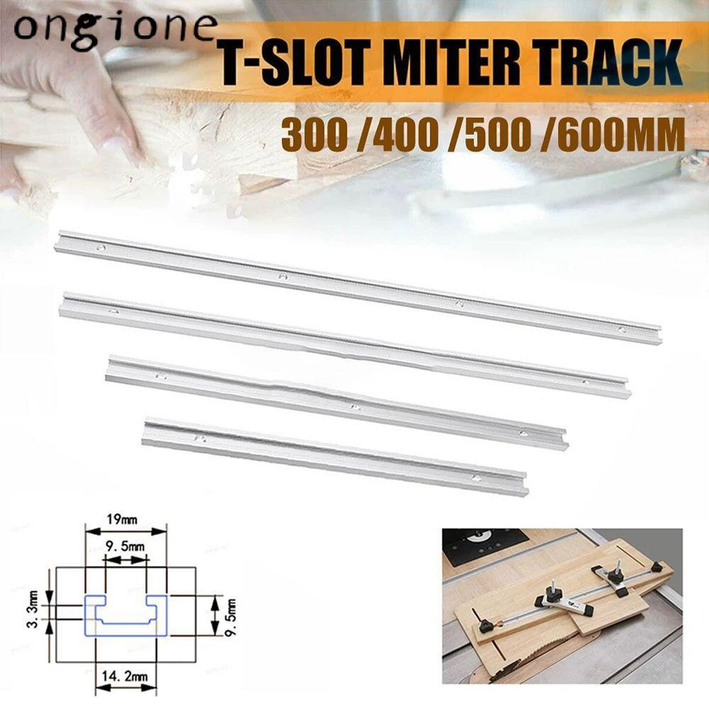 ONGIONE 1 ชิ้น T-Slot Track,อลูมิเนียม T Slider Fixture Slot สไลด์ T-Track, 19 ประเภท 19x9.5 มิลลิเม
