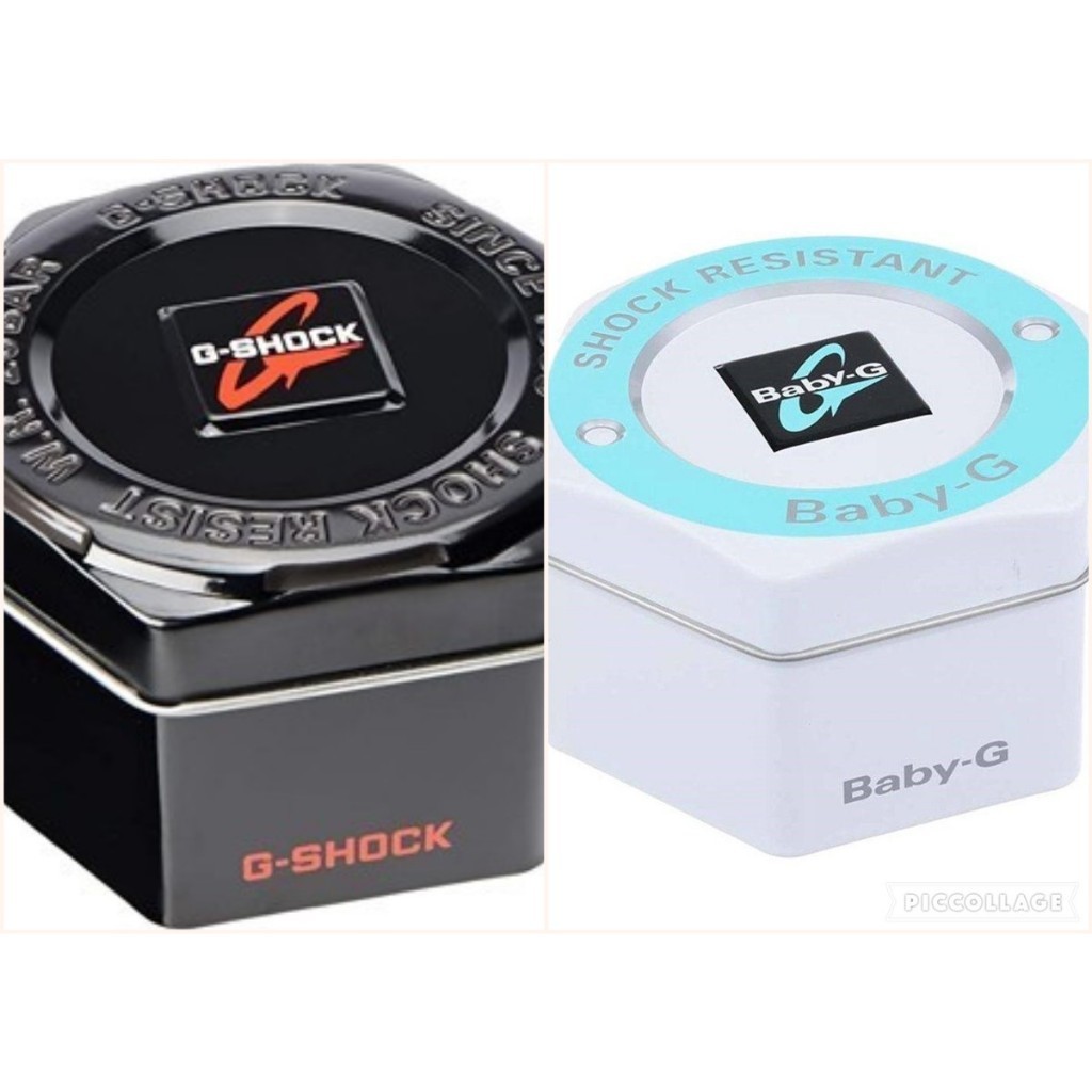 G SHOCK Box Tin & BABY-G Box Tin Metal Storage Case บรรจุภัณฑ์นาฬิกา