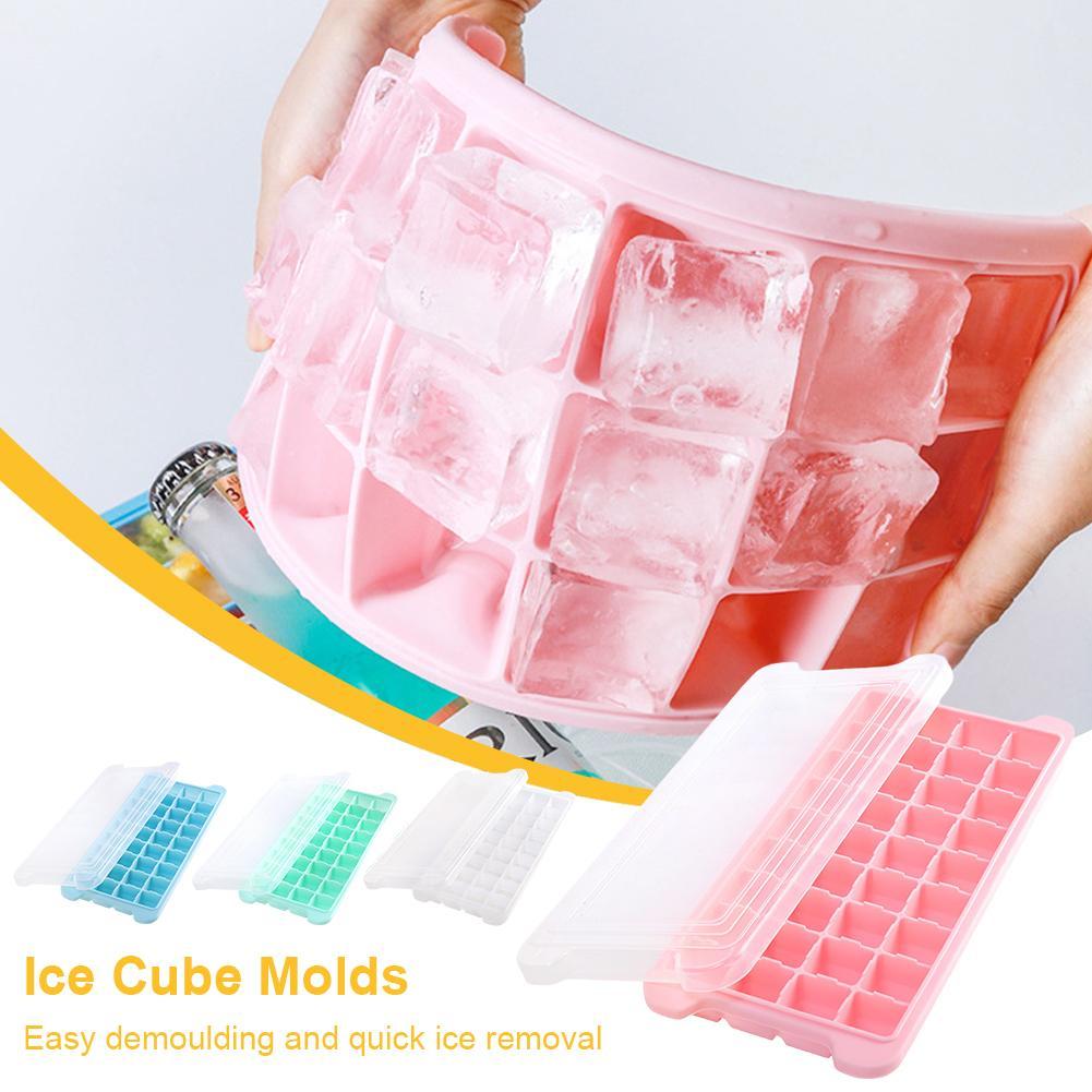 ซิลิโคน ICE Cube ICE Lattice 24/36 ตารางเครื่องทําน้ําแข็ง Diy กล่องน้ําแข็งสําหรับห้องครัวและบาร์ D