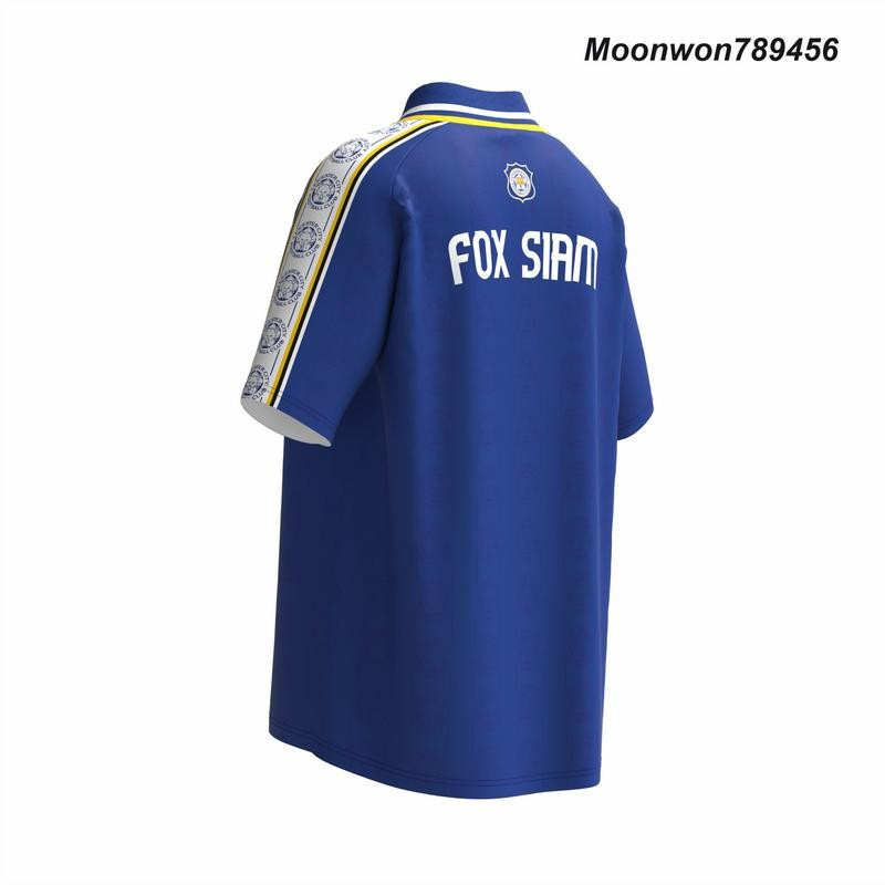 FOX SIAM เสื้อโอเวอร์ไซส์ งานพิมพ์ลาย คอจีนมีกระดุม Sport ออกกำลังกาย