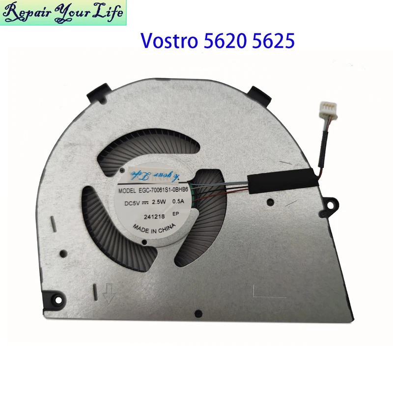 0T8R2T แล็ปท็อป Cooling CPU พัดลมสําหรับ Dell Vostro 16 5620 5625 T8R2T EGC-70061S-0BHB6 EGC-70061F-