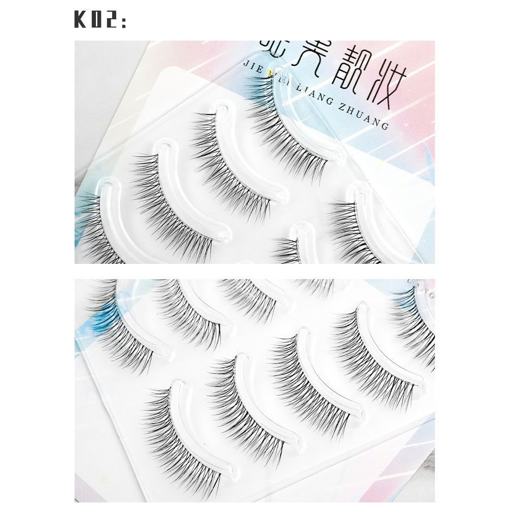 Eye Eyelash Beauty แต่งหน้า K01 ขนตาจําลองธรรมชาติ Soft Light Air Sharpening Curling ก้านโปร่งใส 216 21720251127 ราคา ถูกที่สุด ดีลบีเคเค แกลเลอรีภาพที่ 2