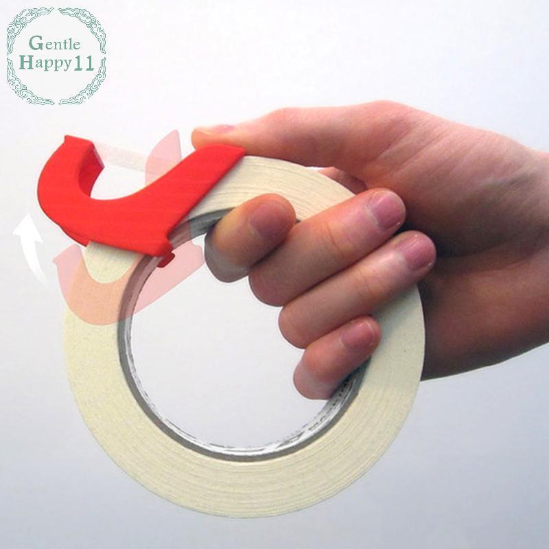 GentleHappy พลาสติกปิดผนึก Packer เทปตู้บรรจุภัณฑ์พัสดุ 10-25 มม.ความกว้างลูกกลิ้งเครื่องตัดเทปปิดผนึกผู้ถือคู่มือเครื่องบรรจุ TH