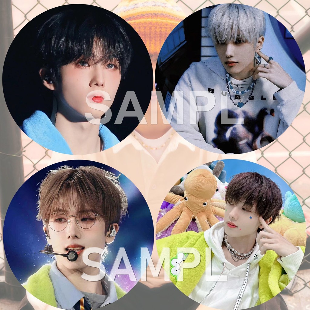 สินค้าใหม่พร้อมสต็อก NCT Park Ji Sung สินค้า diy Star Aidou แฟน Cheer up Laser Fine Flash Film Badge