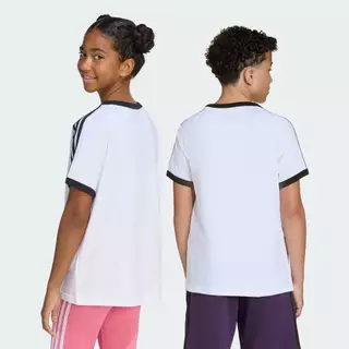adidas ไลฟ์สไตล์ เสื้อยืด 3 STRIPES เด็ก สีขาว KE0920