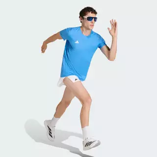 adidas วิ่ง เสื้อวิ่ง Adizero Essentials ผู้ชาย สีน้ำเงิน KA2937