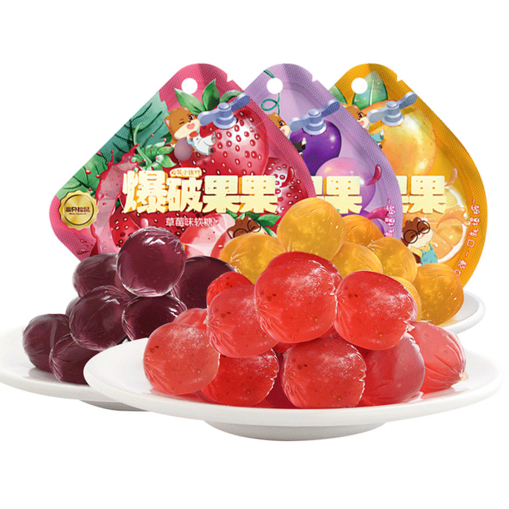 Popped Fruit Fruit 40g Marshmallow Fruit Candy Gummy Candy ของว่าง20251130