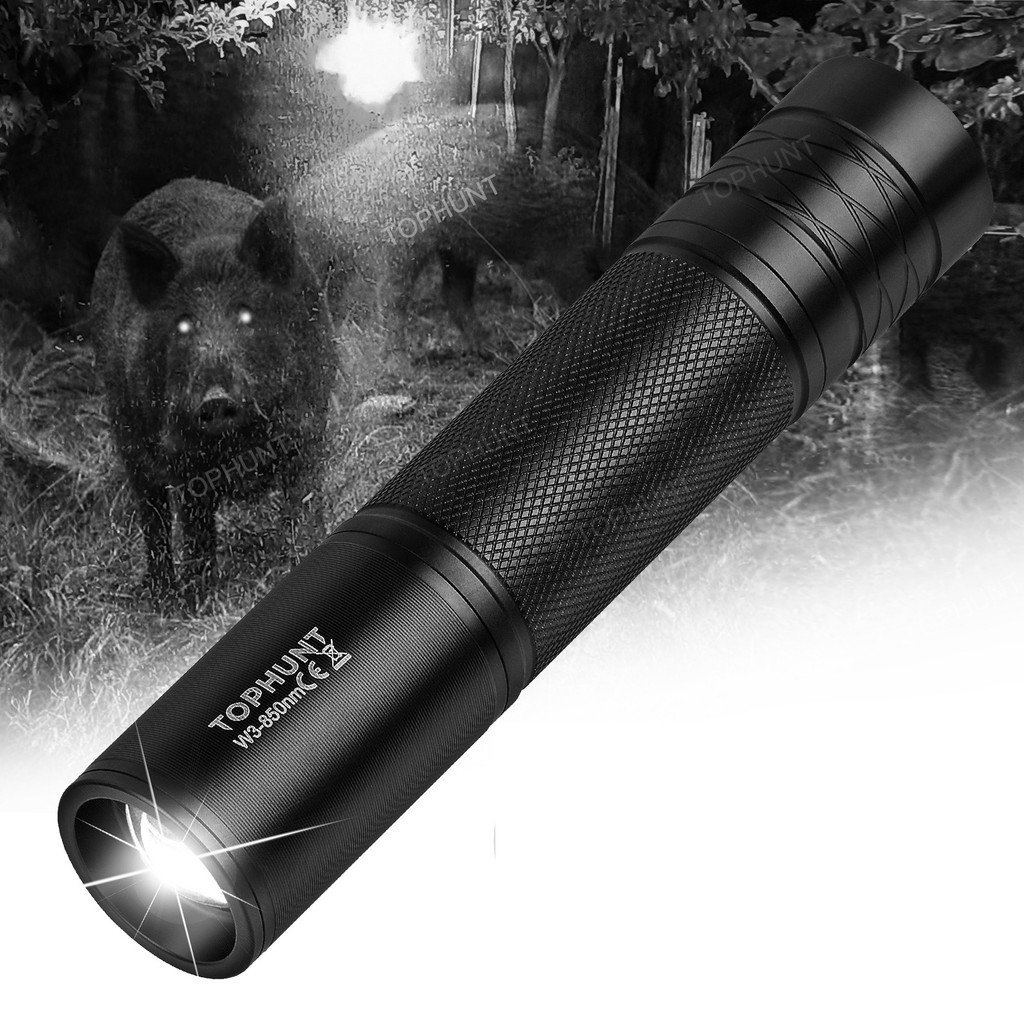 ไฟฉายอินฟราเรด Night Vision VCSELW3 แบบพับเก็บได้ พร้อมโฟกัสมีทั้งรุ่น 850nm และ 940nm