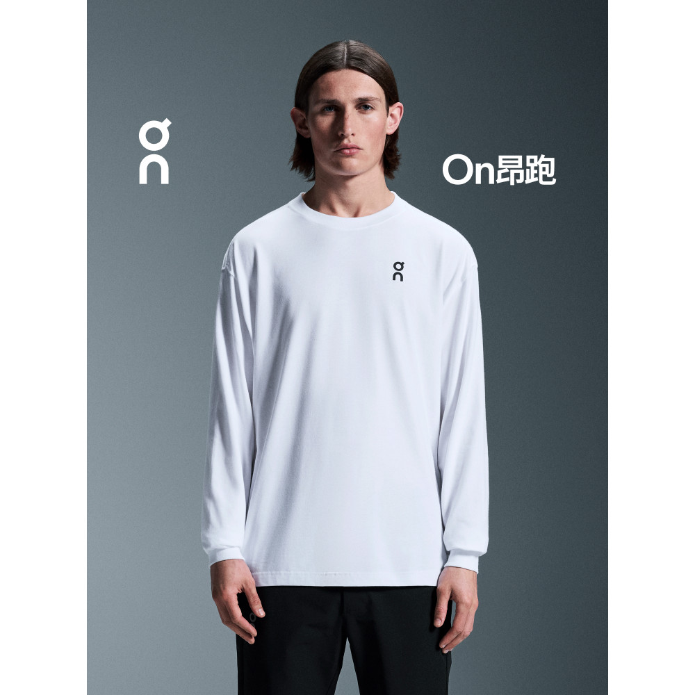 On run Club Long-T Mens Club Series เสื้อยืดแขนยาวลําลอง