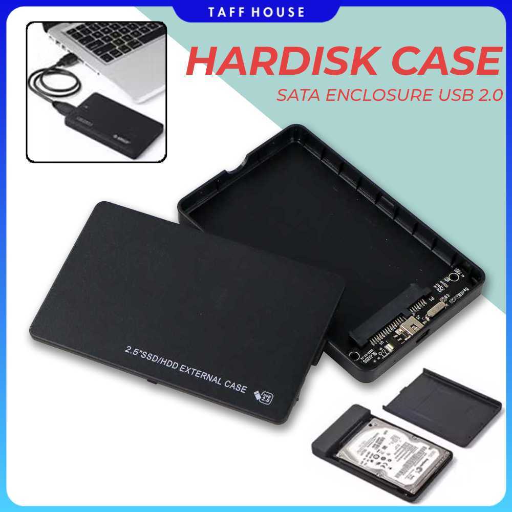 2.5 HDD SATA Enclosure USB 2.0 ถึง Mini USB Hard Drive Case - U25Q7