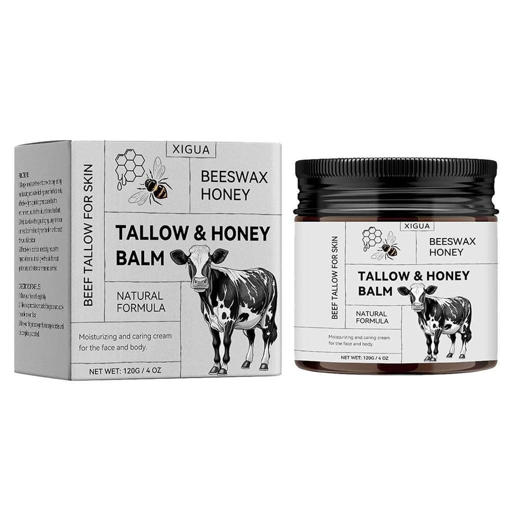 XIGUA Beef Tallow, Beef Tallow for Skin, Moisturizer for Dry Skin, Beef Tallow Blam Grass Fed Whippe