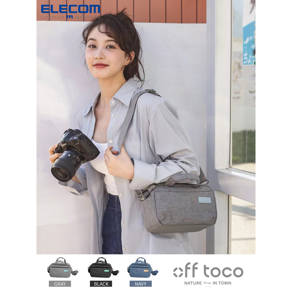 Mall Quality ELECOM กระเป๋าถือสะพายไหล่น้ําหนักเบากระเป๋ากล้อง Slr Backpack off toco Micro Single Ca