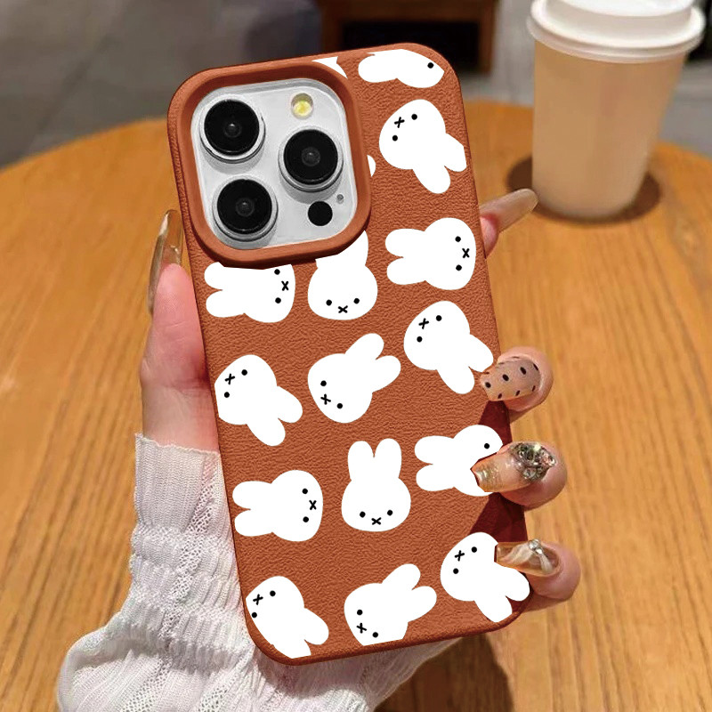 SAMSUNG สําหรับSamsung Galaxy S26 S25 FE S25 S24 S23 S22 S21 Ultra Plus S24 FE S25Ultra S25 + S24 + ฝาครอบLicheyรูปแบบนุ่มMiffy Bowน่ารัก ราคา ถูกที่สุด ดีลบีเคเค แกลเลอรีภาพที่ 8
