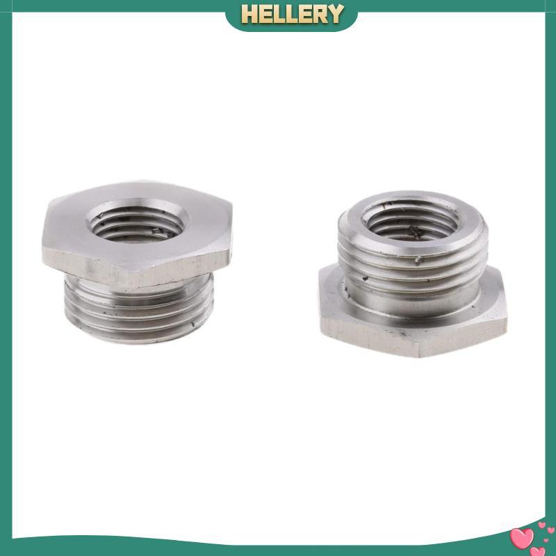 [HelleryTH] 18mm-12mm ลด O2 sensor 2 pcs port vung ปลั๊กอะแดปเตอร์ทําจาก Harley,