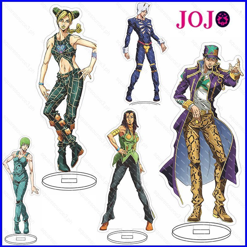 SQ3 อะนิเมะ Action Figure JoJos Bizarre ผจญภัยหิน Ocean ของเล่นอะคริลิคเดสก์ท็อป Cujoh Jolyne ตกแต่ง
