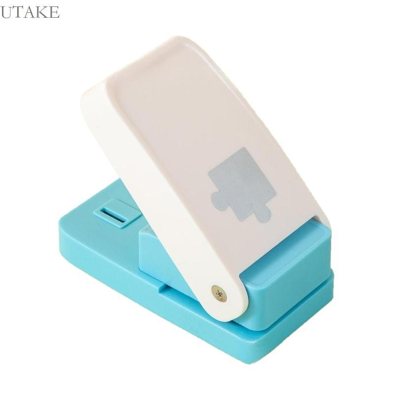 Utake จิ๊กซอว์หมัดสําหรับเครื่องเจาะรูกระดาษสร้างสรรค์สําหรับสมุดและอัลบั้ม