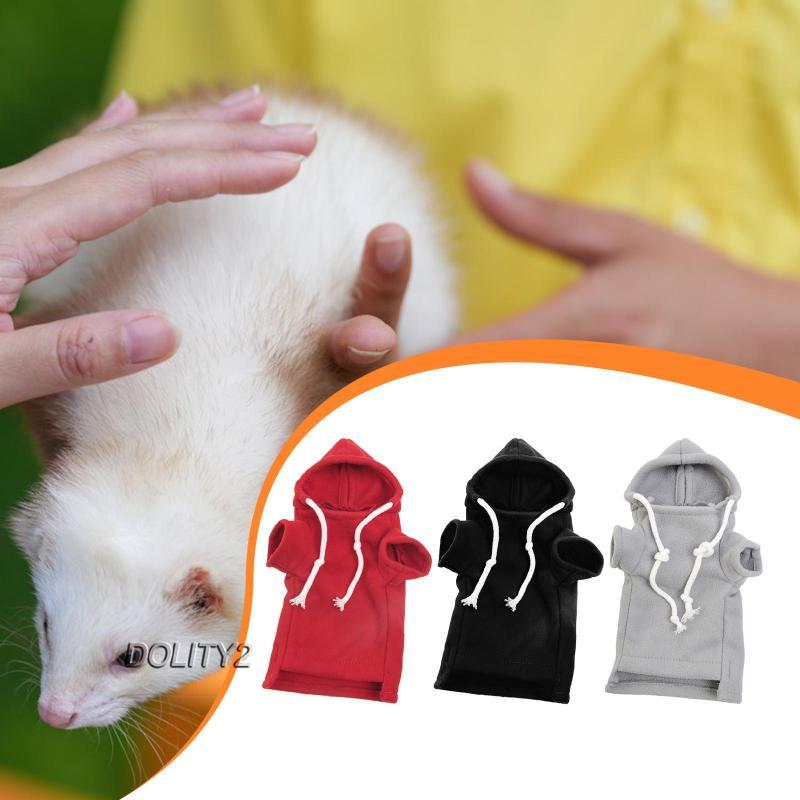[ความศักดิ์สิทธิ์2] เสื้อผ้า Ferret Hoodie Ferret เสื้อผ้าน่ารักฤดูหนาวทําความสะอาดง่ายอเนกประสงค์สั