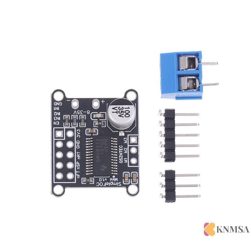 KNMSA] Simple FO Computer DRV8313 โมดูล DC มอเตอร์ไร้แปรงถ่านบอร์ดเดิม SVPWM ควบคุม DC 8-35V สสn nic