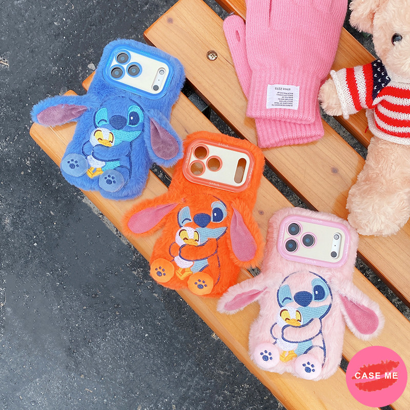 น่ารักสีชมพูปุยตะเข็บพลิกป้องกันกล้องเคสโทรศัพท์เข้ากันได้สําหรับ ไอโฟน 17 อากาศ 16 15 14 บวก 13 12 11 มือโปร สูงสุด รวมทุกอย่างลดลงทนปกหลังเปลือก - รูปที่ 7