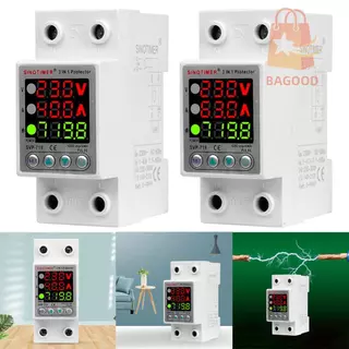 ชิโนทามเมอร์ 40A/63A 220V 50Hz อุปกรณ์ป้องกันแรงดันไฟฟ้าเกิน กันไฟกระชาก การอ่านที่แม่นยำ รีเซ็ตอัตโนมัติ การป้องกันแรงด