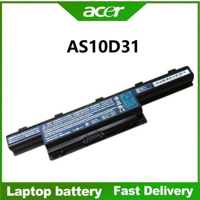 ☸Acer Battery Notebook 10.8V แบตเตอรี่ โน๊ตบุ๊ค AS10D31 AS10D3E AS10D41 AS10D51 