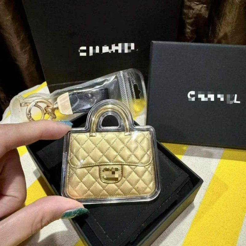 กระเป๋าประณีต Hello Kitty Gold ฟอยล์โทรศัพท์พวงกุญแจแมวน่ารักกระเป๋าจี้ตกแต่งของขวัญ
