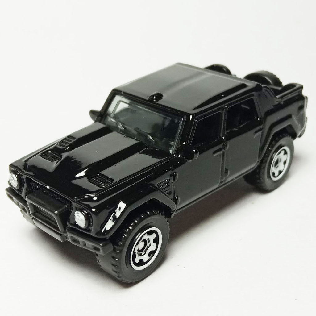 MATCHBOX MATCHBOX รถโลหะผสม LAMBORGHINI LM002/รถออฟโรด สีดํา LAMBORGHINI หายาก