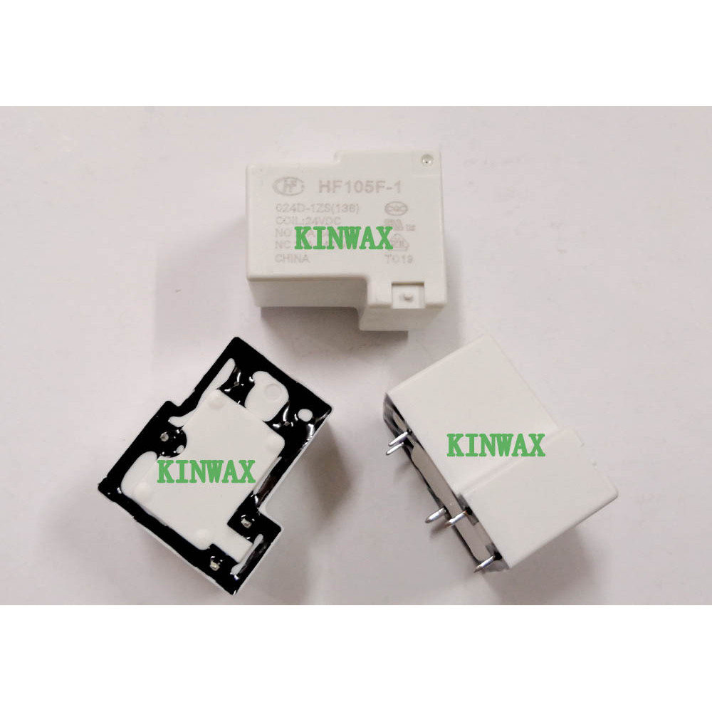 HF105F-1/015D-1ZF รีเลย์มาโครหนึ่งชุดการแปลง 5 Pins 30A240VAC แรงดันไฟฟ้าขดลวด