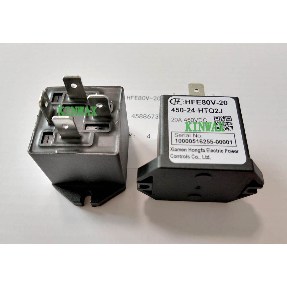 HFE80V-20/450-48-HTP2AJ รีเลย์แบบชาร์จพลังงานใหม่ DC แรงดันไฟฟ้าสูง