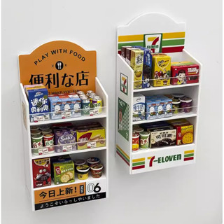 สร้างสรรค์สไตล์ญี่ปุ่นจําลองมินิ711ชั้นวางสามมิติตู้เย็นสติก…