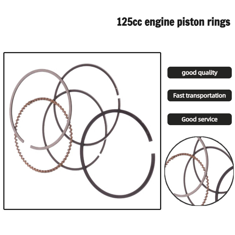 ชุดแหวนลูกสูบ GY6 125cc (56 มม.) สําหรับมอเตอร์สกู๊ตเตอร์ GY6 125cc 152QMI