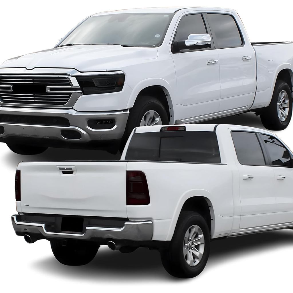 BOGAR TECH DESIGNS - ไฟหน้าแบบเต็มและไฟท้าย Precut Overlay Tint Film Kit พร้อมเครื่องมือเข้ากันได้กั