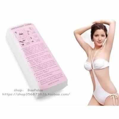 จานสี 100pcs Pro Wax Wax Strips Hair Removal Paper Nonwoven