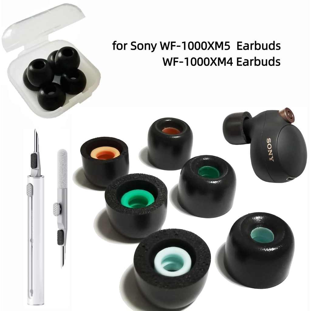 หน่วยความจําโฟมหูฟังเคล็ดลับหูเปลี่ยน Sony Sony WF-1000XM4 WF-1000XM3 WF-SP900 WF-SP800N WF-SP700N W