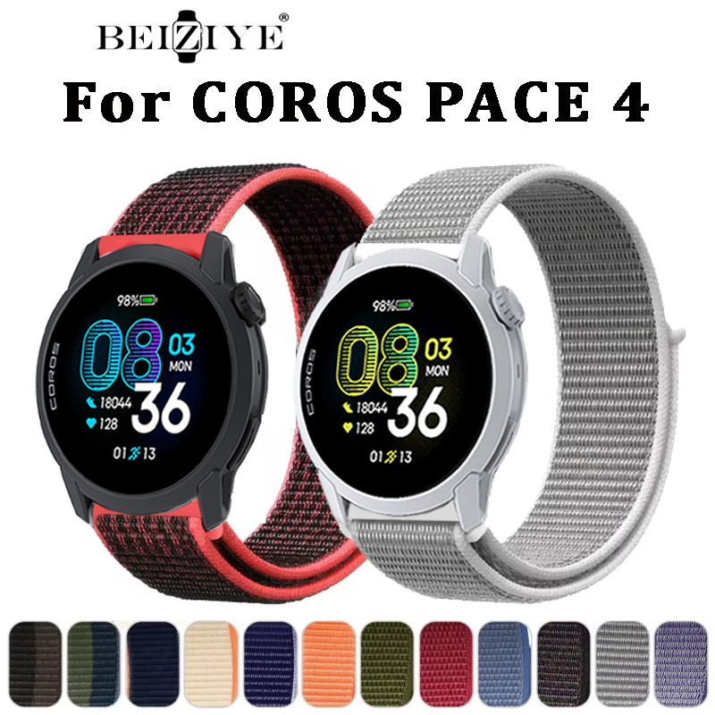 สายรัดห่วงไนลอนสําหรับ COROS PACE 4 Sport Strap สายรัดข้อมือระบายอากาศได้สบายสําหรับ Coros Pace 4 Band