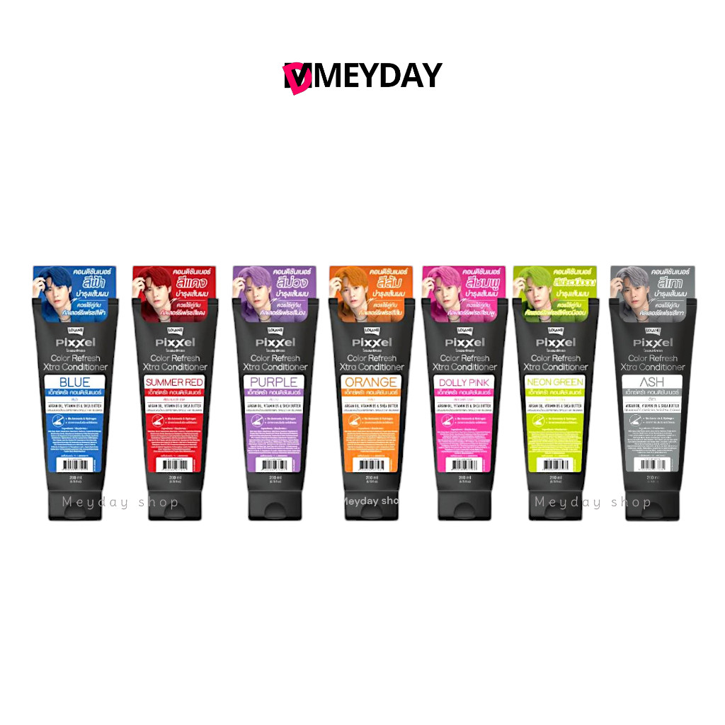 โลแลน คัลเลอร์ รีเฟรช เอ็กซ์ตร้า คอนดิชันเนอร์ Lolane Pixxel Color Refresh Xtra Conditioner 200ml