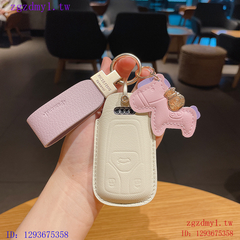 1B1F เหมาะสําหรับ AudiA4L ฝาครอบกุญแจ Q5L รถ A6L A5 หญิง A3 Q3 Q2l หัวเข็มขัด Q7 เปลือก A8 q4etron a