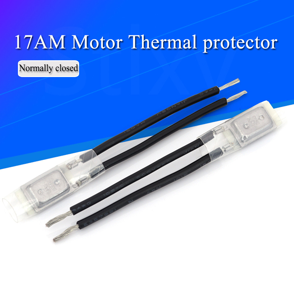 1PCS 17AM 60-180C 17AM019A5 ปกติปิด 10A Overheat Protector มอเตอร์อุณหภูมิไฟฟ้าสวิทช์รีเซ็ตอัตโนมัติสวิทช์