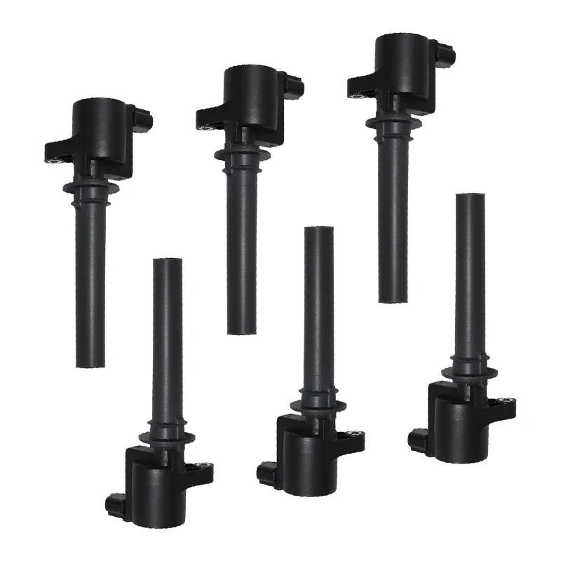 6 ชิ้นคอยล์จุดระเบิด UF406 สําหรับ Ford Maverick 2.0 3.0 2001- Escape Mazda 6 Tribute MPV II Mercury