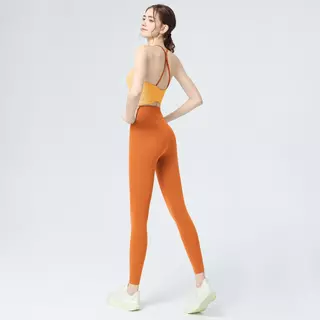 SHQX ผู้หญิง Racerback ชุดออกกําลังกายเอวสูง Tummy Control Leggings 4-Way ยืดกางเกงโยคะ + Matching Bra Sweat-Wiking สําหรับวิ่งและโยคะร้อน
