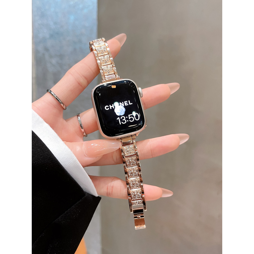 Gypsophila Diamond Premium watch Strap Ladies/app-le watch Fashion Strap 1-9 Generation SE