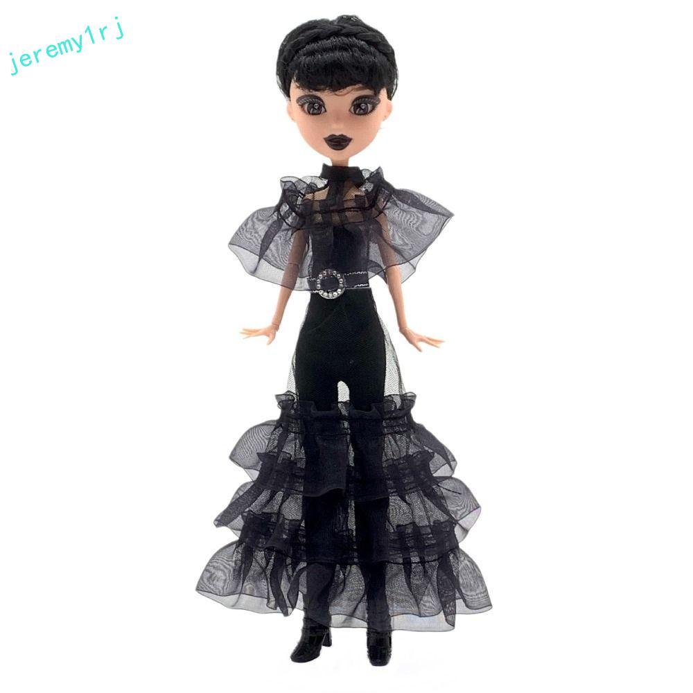 JEREMY1RJ ตุ๊กตาวันพุธ Addams ของสะสม รุ่น Q The Addams Family Figure, ของเล่นเด็กผ่อนคลายน่ารักชุดส